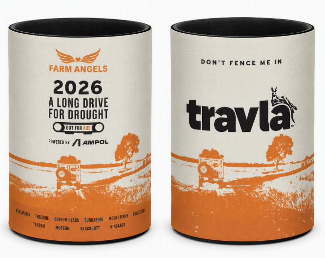 Long Drive For Drought 2026 custom travla Stubby Cooler (Copy)