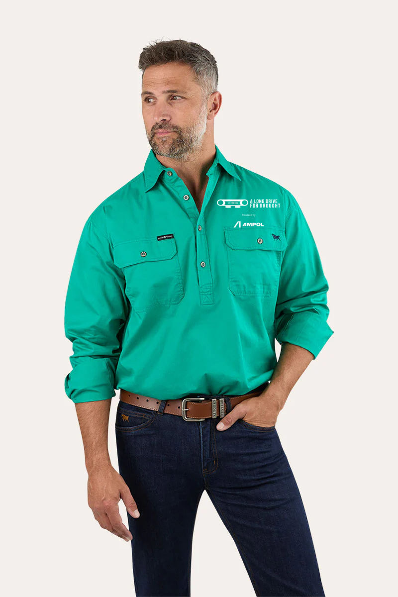 Long Drive For Drought Long Sleeve Shirt 2026 - MENS HALF BUTTON